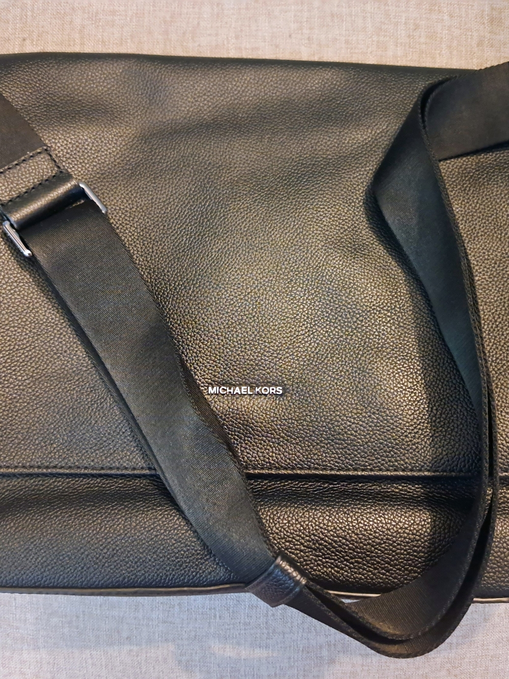 Michael Kors Black Leather Shoulder Bag